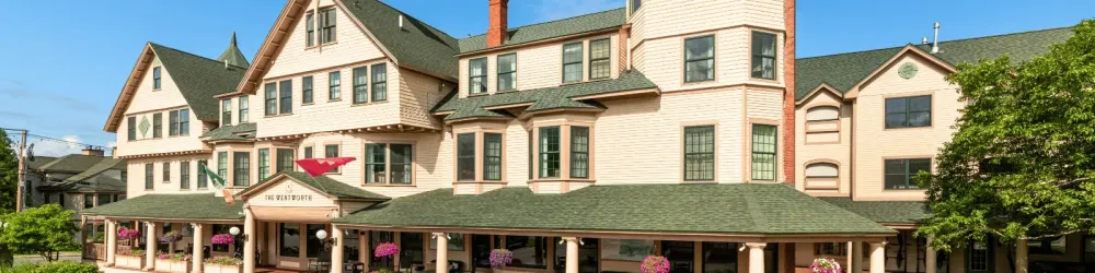 Façade of the Wentworth, Jackson, New Hampshire Review Header